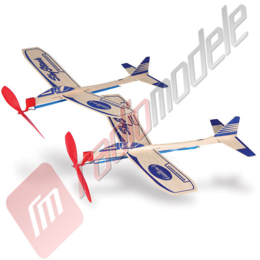 Kit doua avioane cu elice Sky Streak Motorplane Twin